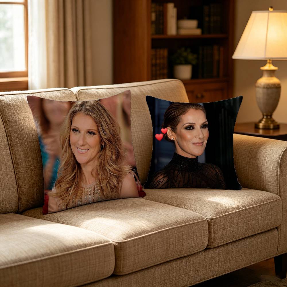 Home Textiles Canada - غطاء وسادة C-C-Celine D-Dion-Canada-Singer، غطاء وسادة