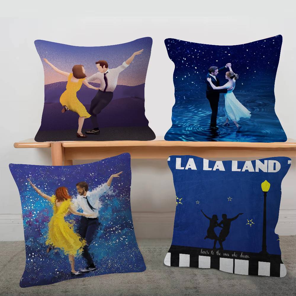 Home Landing Textiles - غطاء وسادة مربع من سلسلة الرسوم