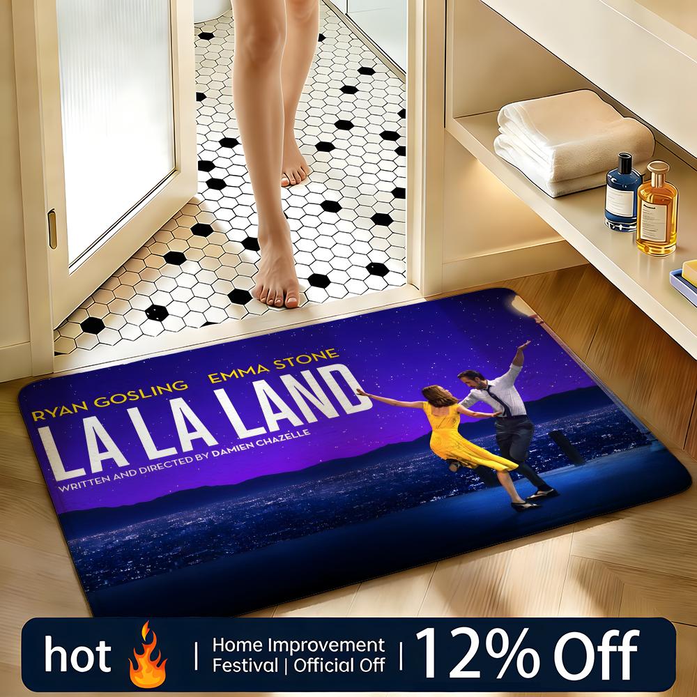 Home Landing Textiles - سجادة ناعمة ماصة مضادة للانزلاق، بساط