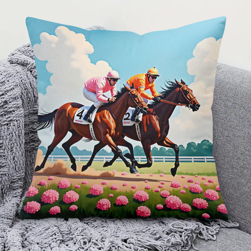 Pillow Insert 18X18 - غطاء وسادة سباق الخيل مقاس 18×18