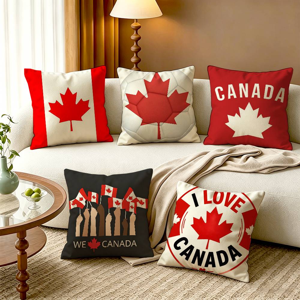 Home Textiles Canada - أغطية وسائد مربعة من القطن والكتان