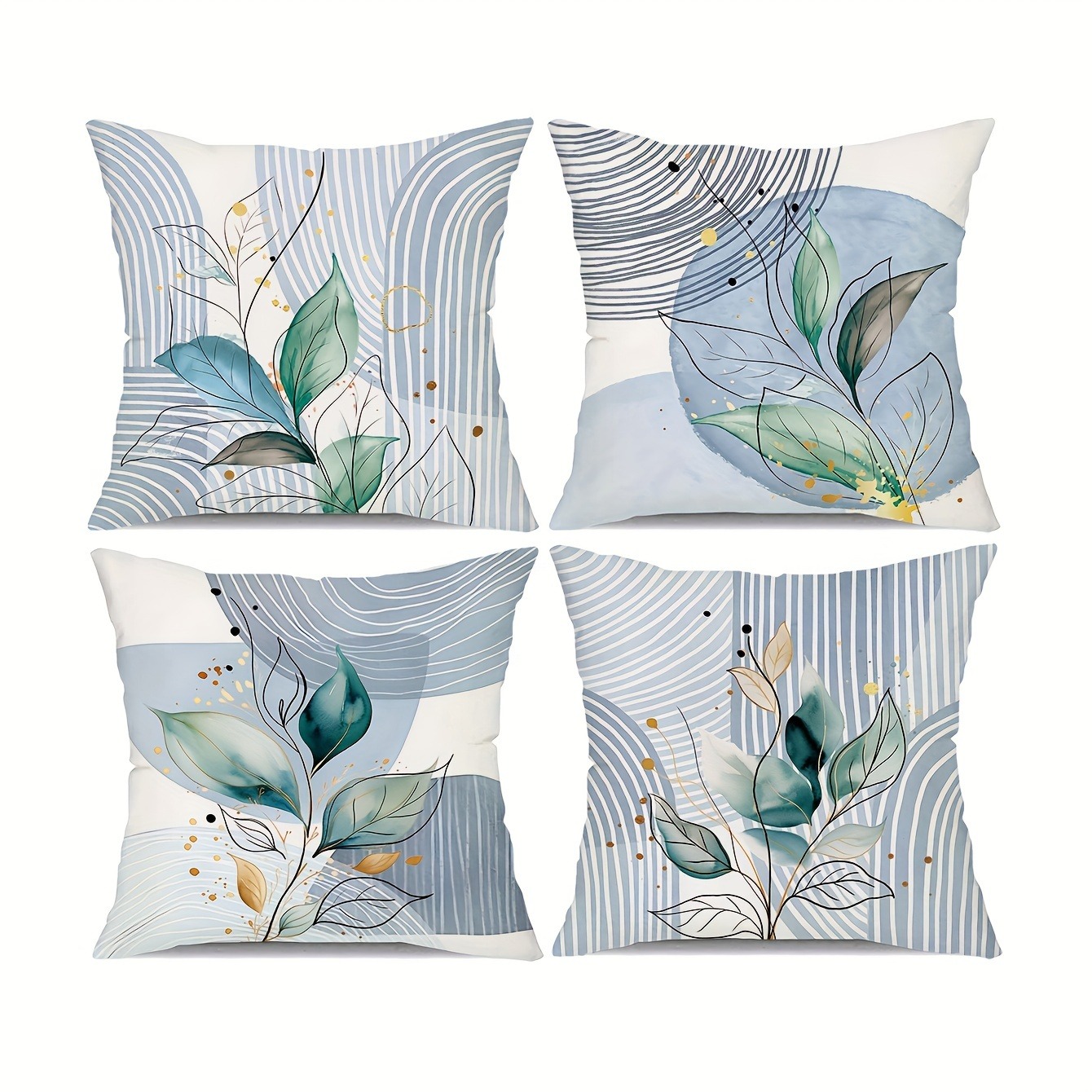 Home Lines Textiles - غطاء وسادة من القطيفة القصيرة بتصميم