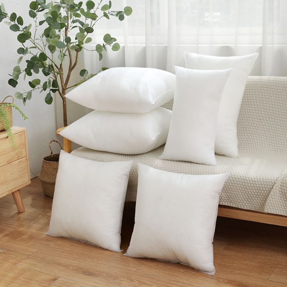 Pillow Insert 18X18 - وسادة مربعة جديدة محشوة بالقطن للزينة،