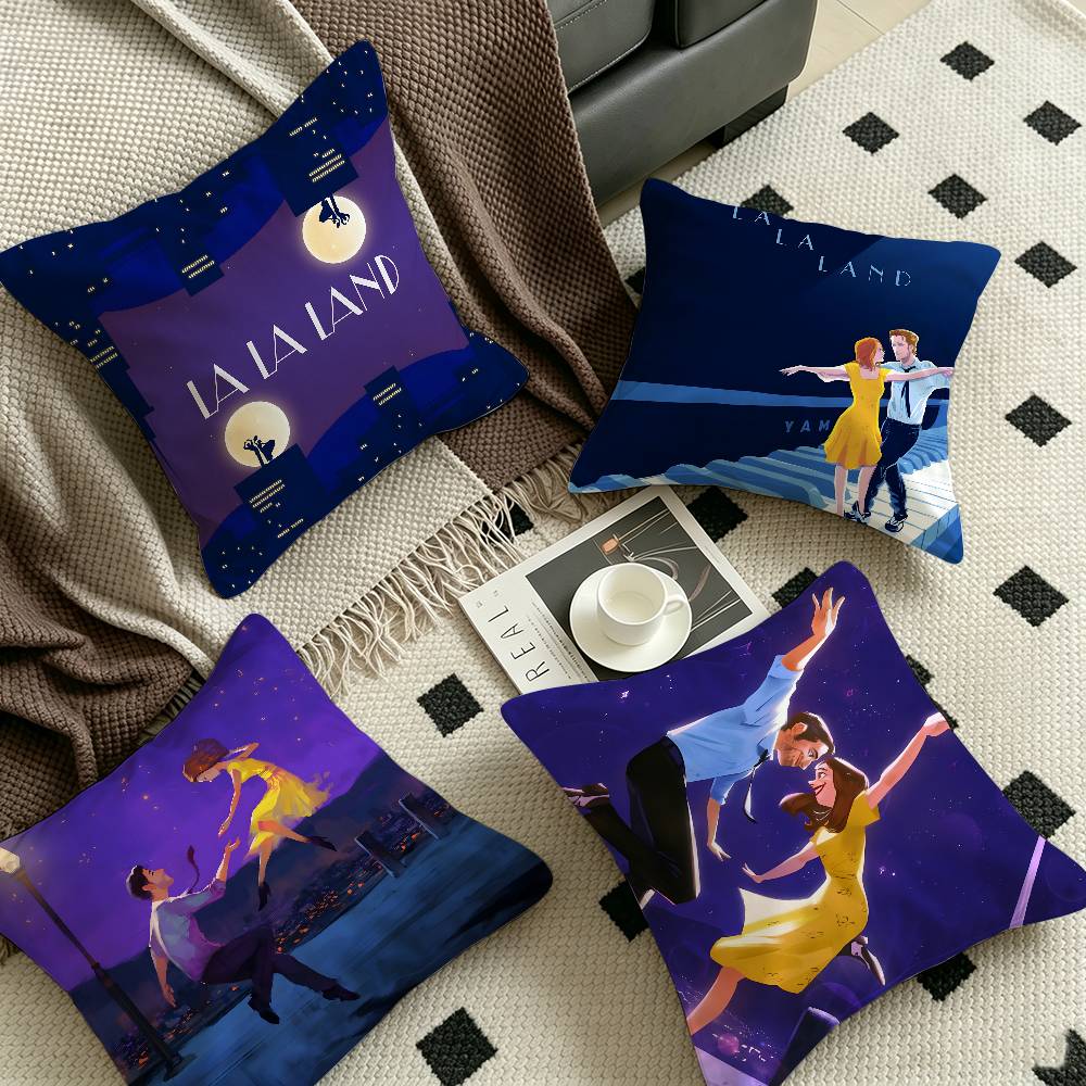 Home Landing Textiles - غطاء وسادة مخصص بتصميم موسيقى فيلم