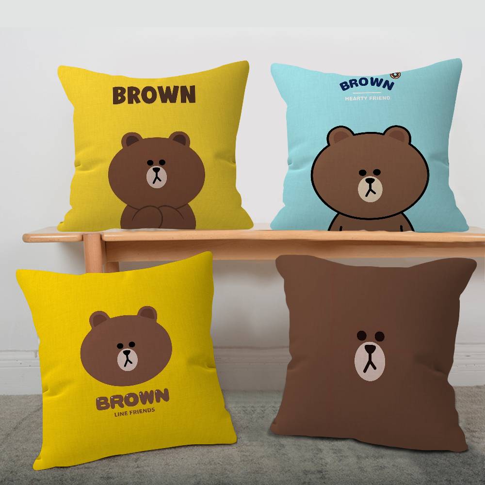 غطاء وسادة بتصميم دب بني من L- - مراجعة Home Lines Textiles وسعره