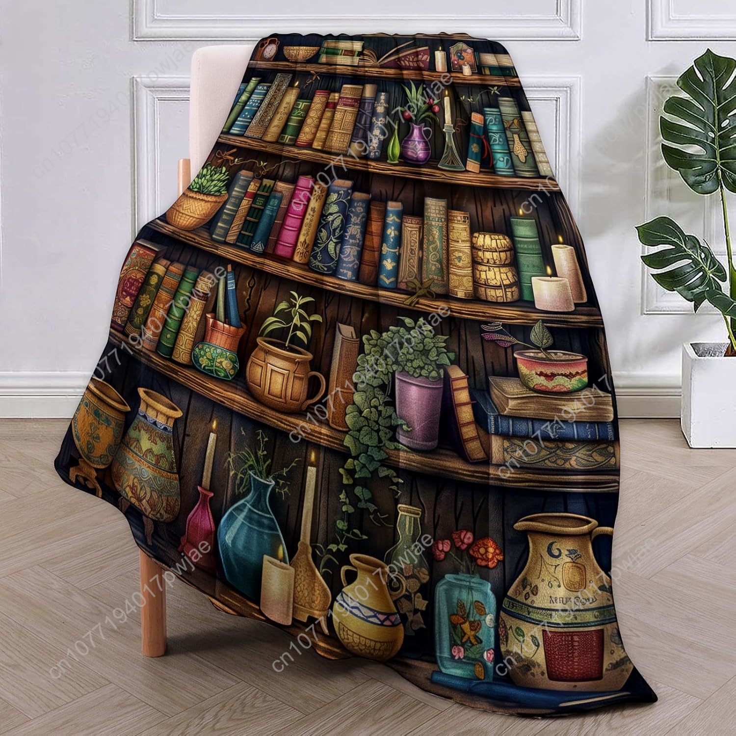 خمر رف الكتب بطانية القراءة رم - مراجعة Vintage Home Textiles وسعره