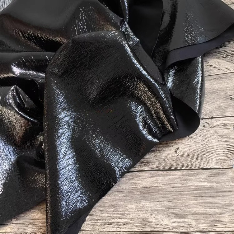 نسيج أسود نقي بو الجلود معطف ج - مراجعة Home Textiles Wholesale وسعره