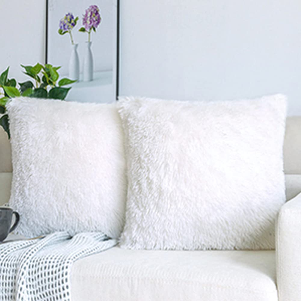 الفاخرة لينة فو الفراء الصوف غ - مراجعة Pillow Insert 18X18 وسعره
