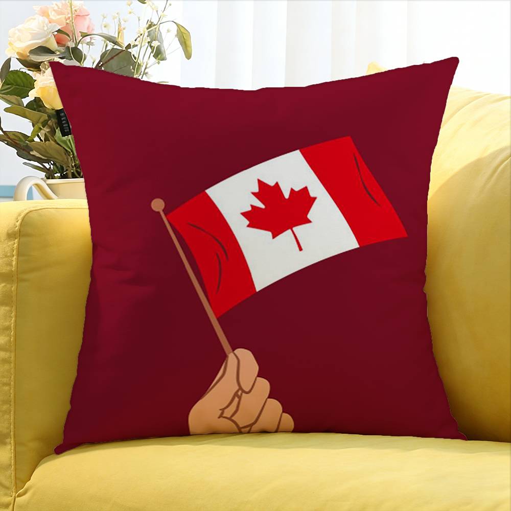 غطاء وسادة مربع بتصميم ورقة ال - مراجعة Home Textiles Canada وسعره