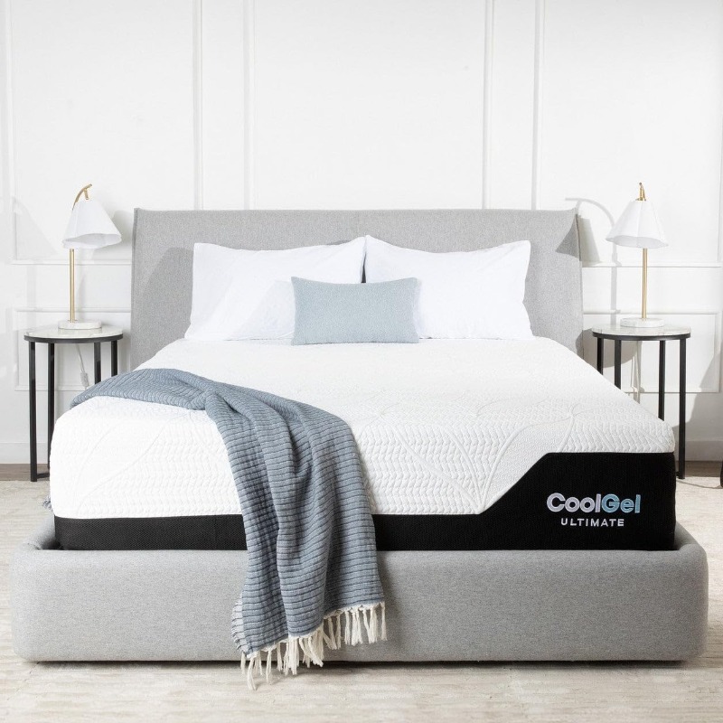 مرتبة كول جل ميموري فوم معتمدة - مراجعة Mattress Pad Topper وسعره