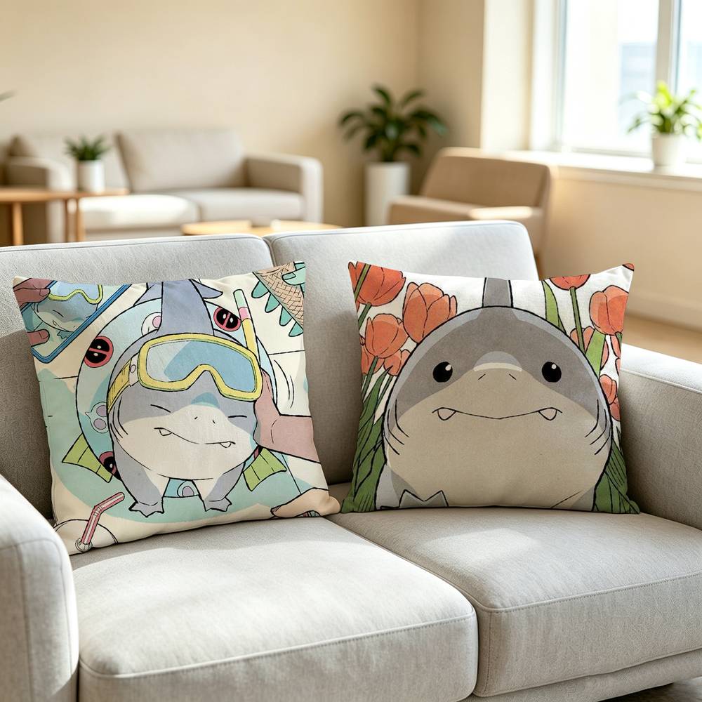 غطاء وسادة لطيف بتصميم جيف الق - مراجعة Home Landing Textiles وسعره