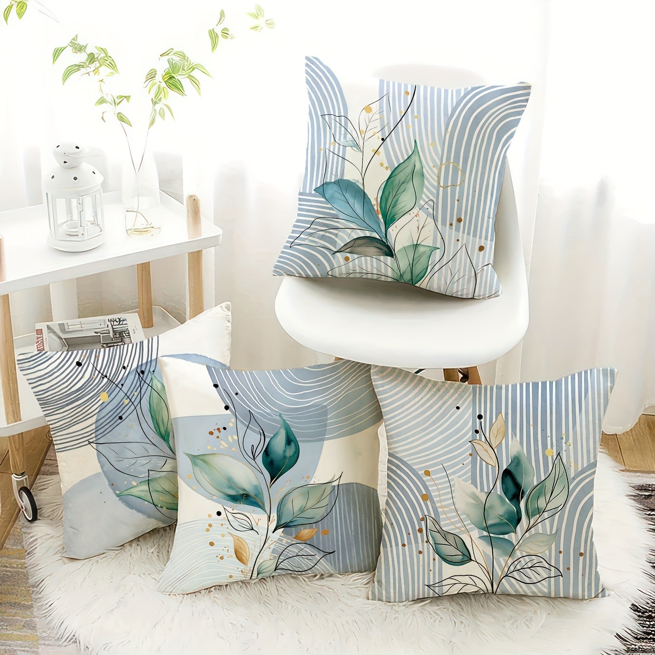 غطاء وسادة من القطيفة القصيرة  - مراجعة Home Lines Textiles وسعره