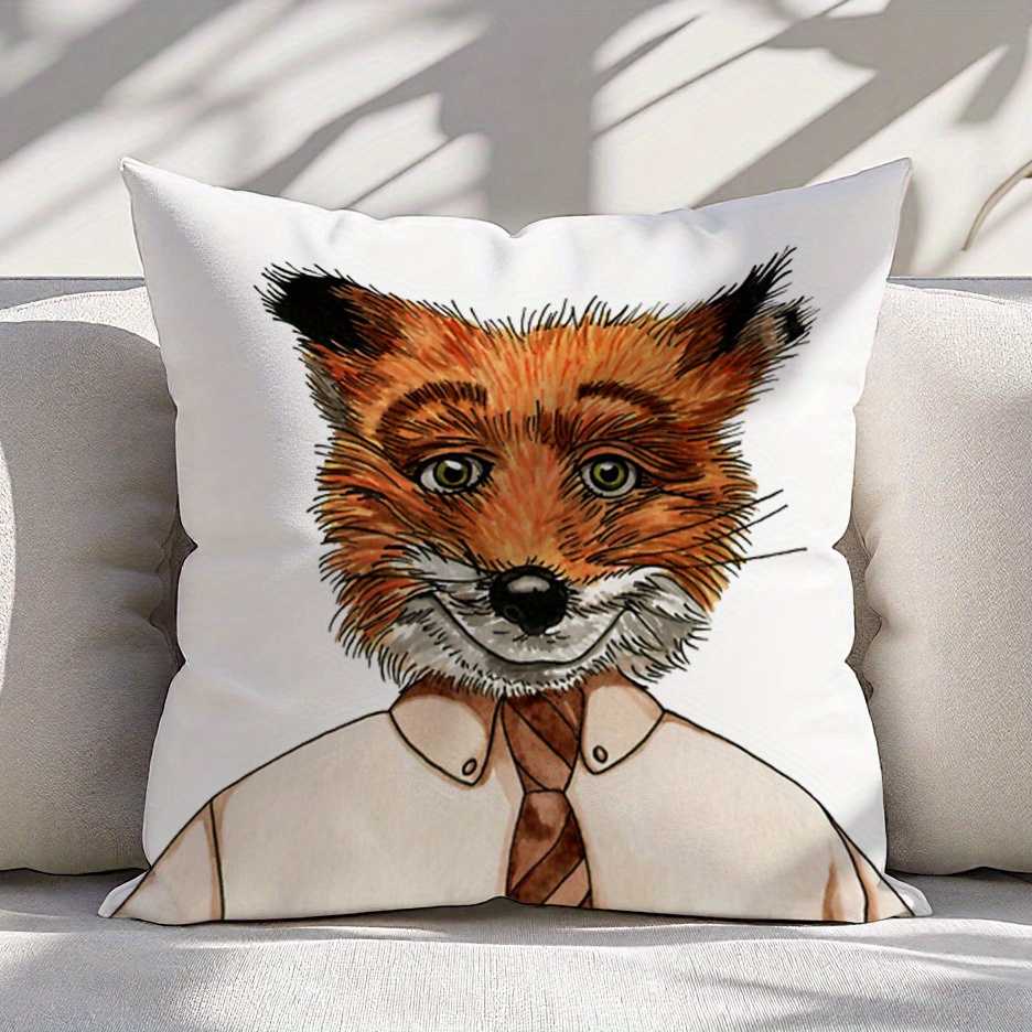 غطاء وسادة مستر فوكس بتصميم ال - مراجعة Pillow Insert 18X18 وسعره