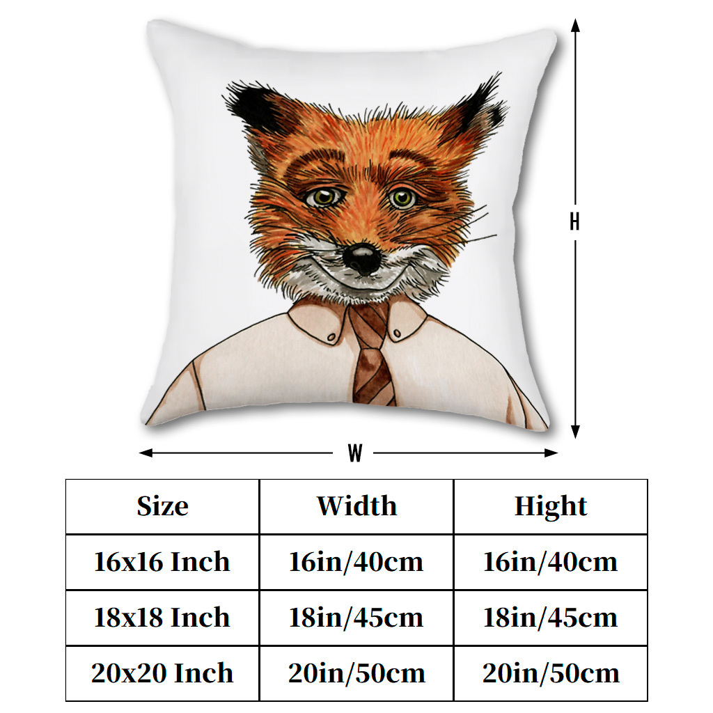 غطاء وسادة مستر فوكس بتصميم ال - مراجعة Pillow Insert 18X18 وسعره