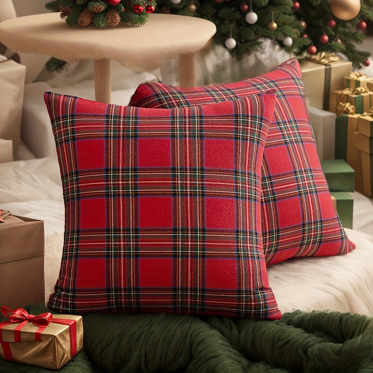 2 قطعة عيد الميلاد منقوشة وساد - مراجعة Pillow Insert 18X18 وسعره